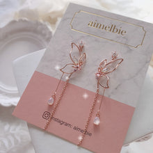 Load image into Gallery viewer, Dream of Butterfly Elf Earrings - Pink