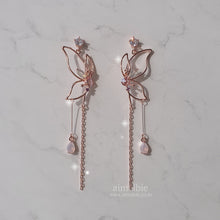 Load image into Gallery viewer, Dream of Butterfly Elf Earrings - Pink