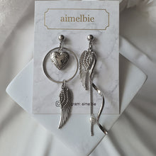 Load image into Gallery viewer, Love Silver Angel Earrings (X:IN Hannah Earrings)
