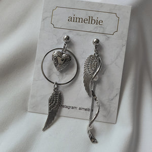 Love Silver Angel Earrings (X:IN Hannah Earrings)