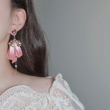 Load image into Gallery viewer, Pink Lovely Ribbon Earrings