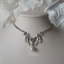 Load image into Gallery viewer, Love Goth Bat Chain Semi Choker Necklace