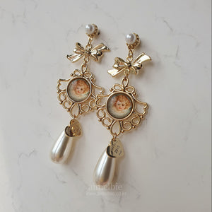 Lovely Antique Cherub Earrings