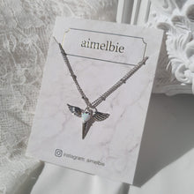 Load image into Gallery viewer, Angelic Wand Layered Necklace - Silver