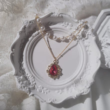 Load image into Gallery viewer, Magic Teardrops Layered Necklace - Rosepink