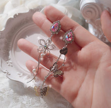 Load image into Gallery viewer, Dreamy Flower Perfume Earrings - Pink
