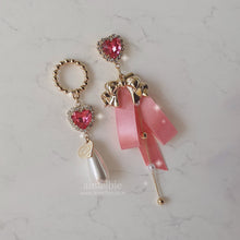 Load image into Gallery viewer, Pink Lovely Ribbon Earrings