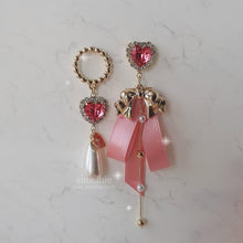 Load image into Gallery viewer, Pink Lovely Ribbon Earrings