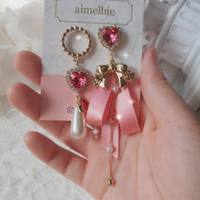 Load image into Gallery viewer, Pink Lovely Ribbon Earrings