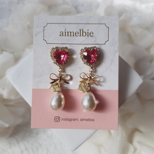 Lovely Lady Earrings - Rosepink