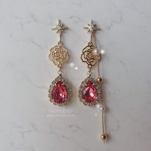 Load image into Gallery viewer, Midnight Rose Spell Earrings