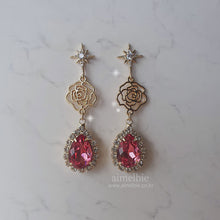 Load image into Gallery viewer, Midnight Rose Spell Earrings