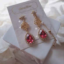 Load image into Gallery viewer, Midnight Rose Spell Earrings