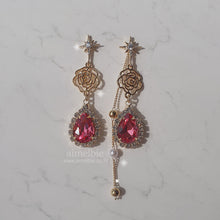 Load image into Gallery viewer, Midnight Rose Spell Earrings