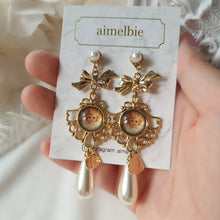Load image into Gallery viewer, Lovely Antique Cherub Earrings
