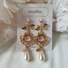 Load image into Gallery viewer, Lovely Antique Cherub Earrings