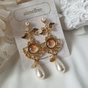 Lovely Antique Cherub Earrings