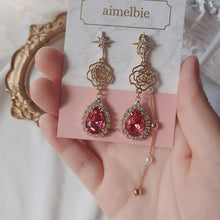 Load image into Gallery viewer, Midnight Rose Spell Earrings