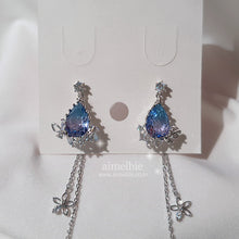 Load image into Gallery viewer, Magical Midnight Teardrops Earrings