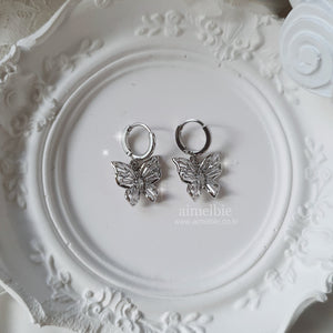 [Aespa Karina Earrings] Butterfly Fairy Huggies Earrings