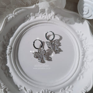 [Aespa Karina Earrings] Butterfly Fairy Huggies Earrings