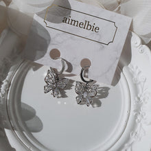 Load image into Gallery viewer, [Aespa Karina Earrings] Butterfly Fairy Huggies Earrings