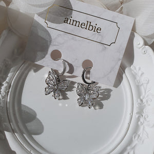 [Aespa Karina Earrings] Butterfly Fairy Huggies Earrings
