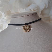 Load image into Gallery viewer, Lovely Ribbon Choker Necklace - Gold (Kep1er Dayeon Necklace)