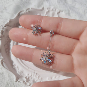 Pure Blue Flowers Earrings