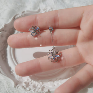 Pure Blue Flowers Earrings