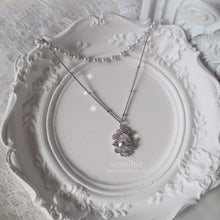 Load image into Gallery viewer, [IVE Liz Necklace] Laced Waterdrop Layered Necklace