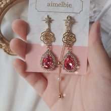 Load image into Gallery viewer, Midnight Rose Spell Earrings