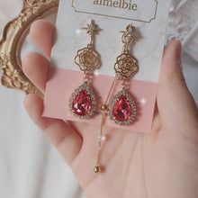 Load image into Gallery viewer, Midnight Rose Spell Earrings