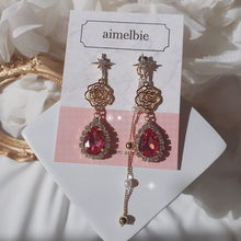 Load image into Gallery viewer, Midnight Rose Spell Earrings