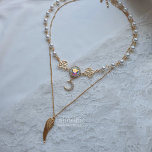 Load image into Gallery viewer, The Ethereal Moon Angel Layered Necklace