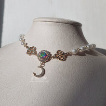 Load image into Gallery viewer, The Ethereal Moon Angel Layered Necklace