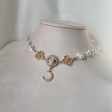 Load image into Gallery viewer, The Ethereal Moon Angel Layered Necklace