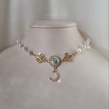 Load image into Gallery viewer, The Ethereal Moon Angel Layered Necklace