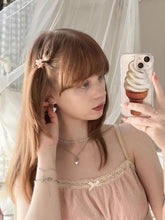 Load image into Gallery viewer, [IVE Leeseo Earrings] Vintage Heart Locket Huggies Earrings - Silver color