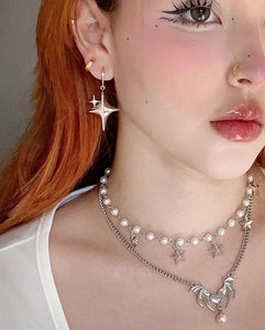Sparkle Sparkle Huggies Earrings (STAYC Isa, KISS OF LIFE Julie Earrings)