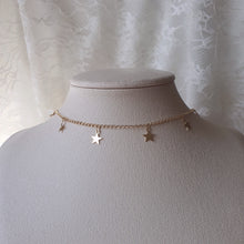 Load image into Gallery viewer, [Kim Sejeong Necklace] Little Stars Choker Necklace - Gold