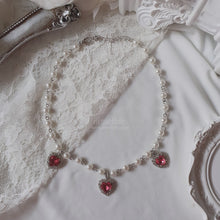 Load image into Gallery viewer, Rosepink Heart Crystal Party Queen Choker Necklace (KARA Gyuri Necklace)
