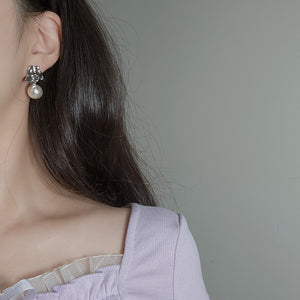 Claire Earrings - Silver ver. (Kep1er Kim Chaehyun Earrings)