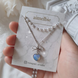 Aurora Skyblue Potion Layered Necklace - Lovely Potion