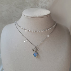 Aurora Skyblue Potion Layered Necklace - Lovely Potion