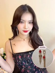 Apollon Red Earrings (STAYC Isa Earrings)