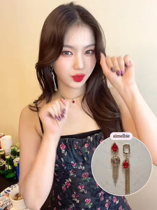 Apollon Red Earrings (STAYC Isa Earrings)