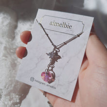 Load image into Gallery viewer, Angelic Heart Crystal Necklace - Pink (STAYC Sumin, Sieun Necklace)