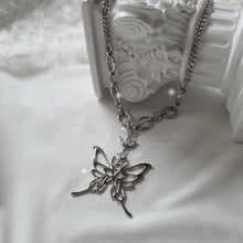 Load image into Gallery viewer, Princess Butterfly Chain Semi Choker Necklace [(G)-IDLE Miyeon Necklace]