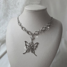 Load image into Gallery viewer, Princess Butterfly Chain Semi Choker Necklace [(G)-IDLE Miyeon Necklace]
